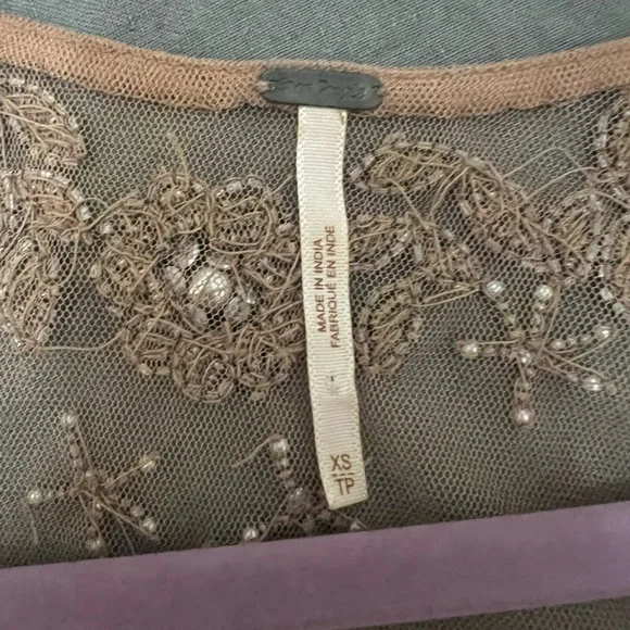 Free People Sunset Ombré Beaded Tunic Dress - Picture 16 of 16